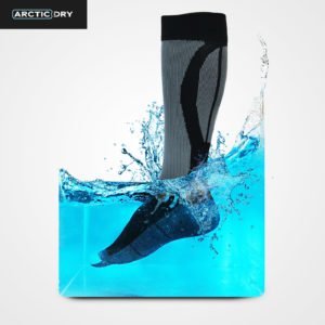 ArcticDry Knee Length Waterproof Socks – Best Waterproof Socks for Cycling and Hiking, Men, Women and Children, Breathable and Lightweight Waterproof Socks